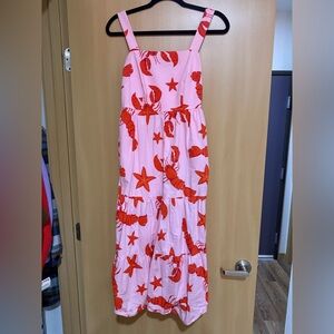 J. Crew Factory Lobster Dress
